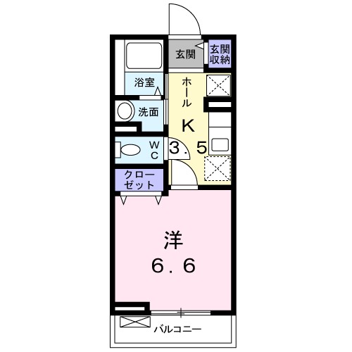 キングスコート　楠葉 間取り