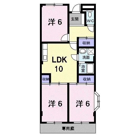 グリーンハイツ芝Ⅰ 間取り