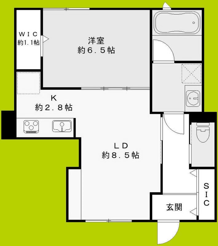 （仮）桜コートⅢ 間取り