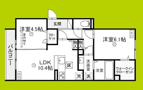 シンティランテ夙川名次 間取り