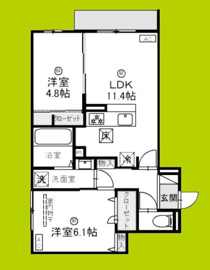 シンティランテ夙川名次 間取り