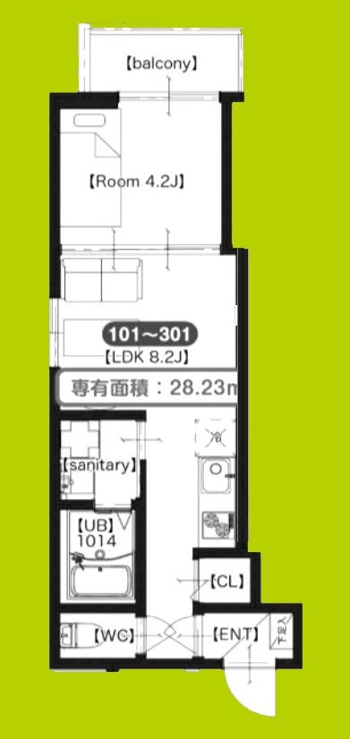 ベンベヌートⅡ 間取り