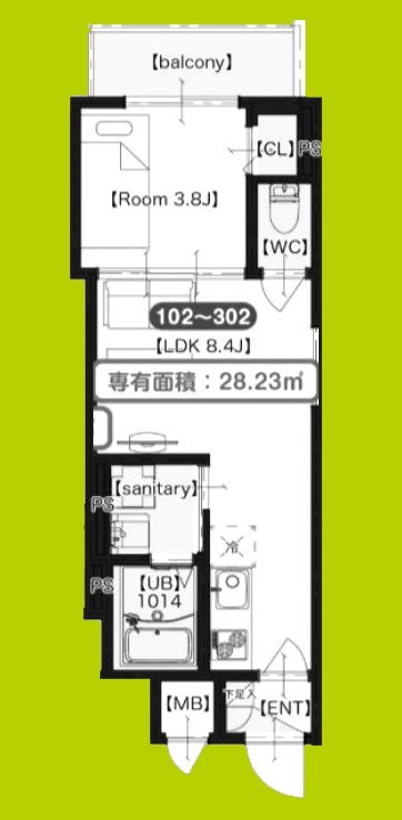 ベンベヌートⅡ 間取り