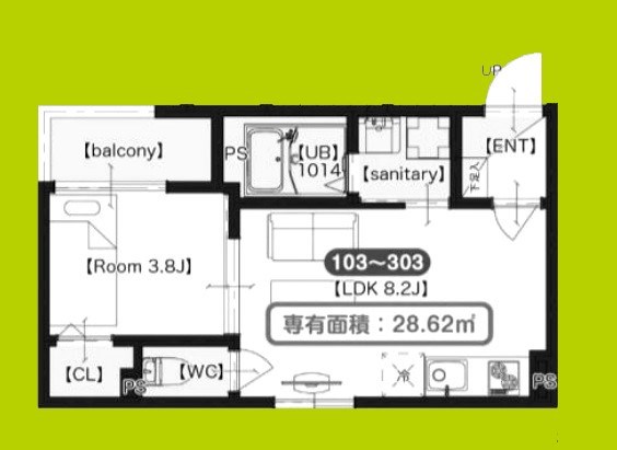 ベンベヌートⅡ 間取り