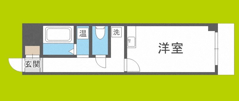 ユーロハイツ難波西 間取り