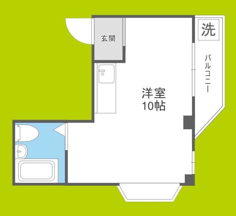 ビジタル浪速2 間取り