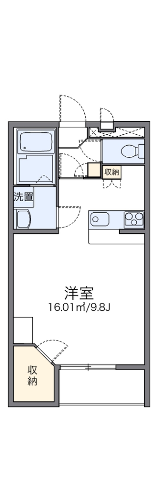 レオパレス島之内 間取り