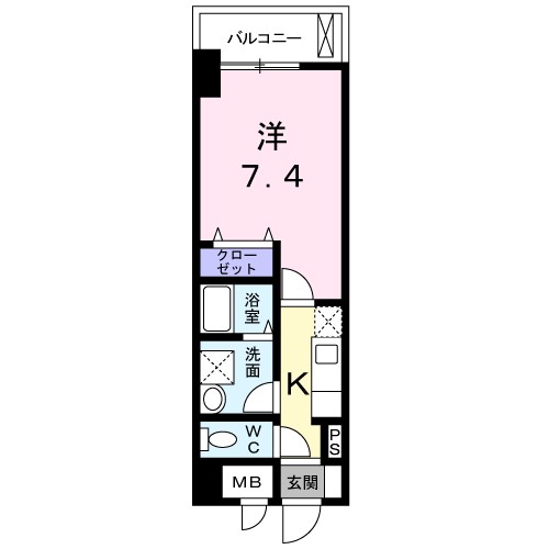 フォンテーヌ　加賀屋 間取り