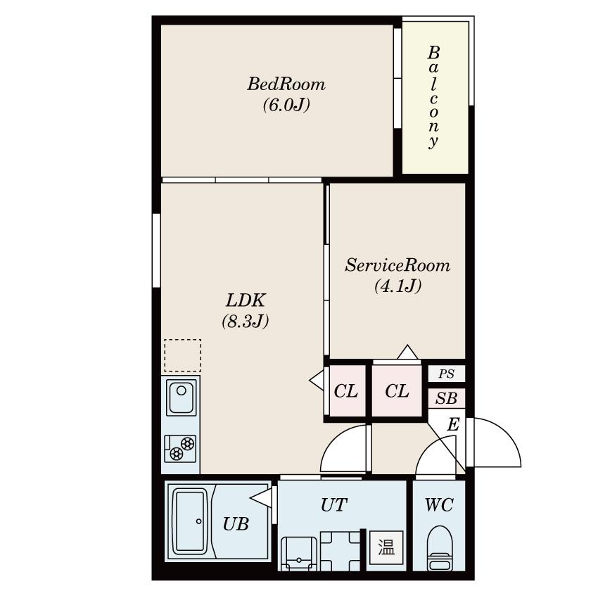 メゾンルシーヌ源氏ケ丘 間取り