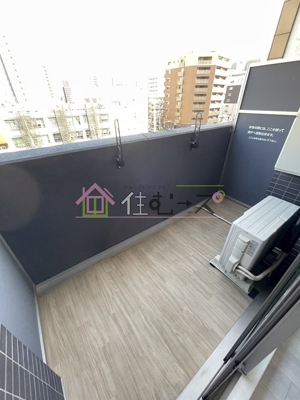 ファステート難波WESTディオン ベランダ