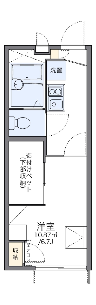 レオパレスＭＩＣＨＩＫＯ 間取り