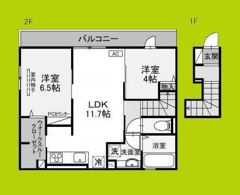 インカウンター 間取り