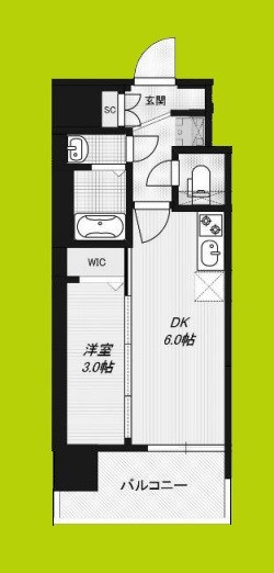 Luxe住道駅前 間取り
