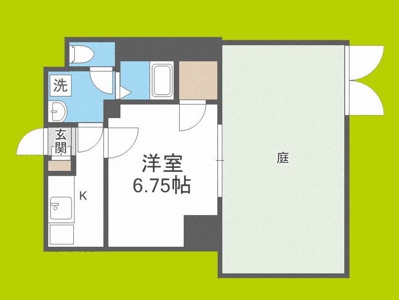Luxe難波WEST 間取り