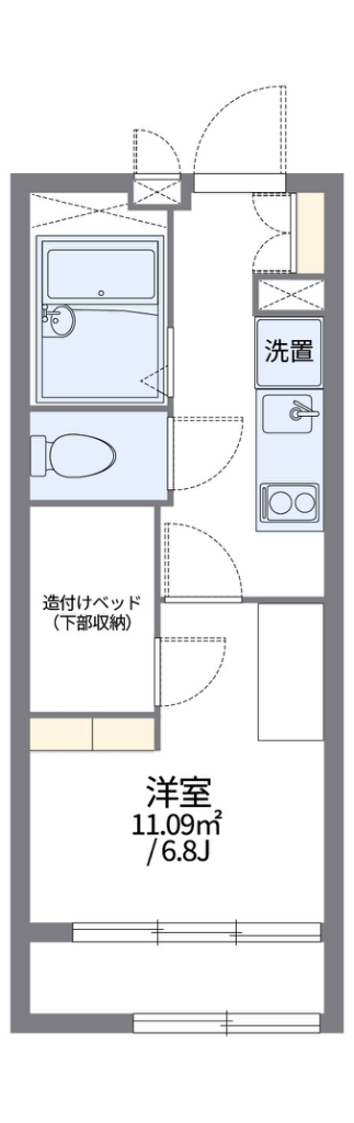 レオパレスピュア 間取り