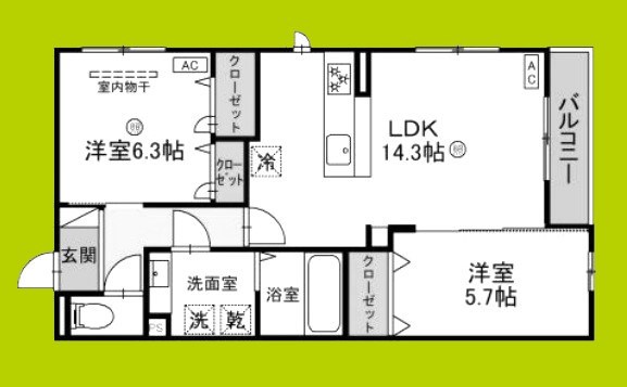 ロゼリア 間取り