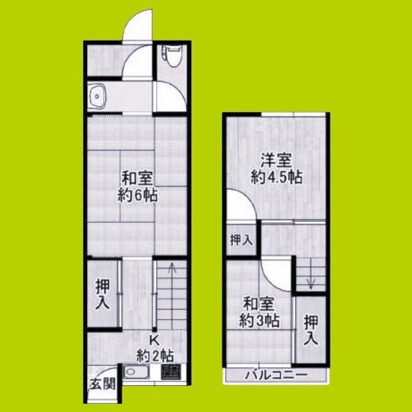 住吉区苅田テラス 間取り