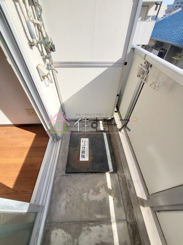 淡路エンビィハイツ ベランダ