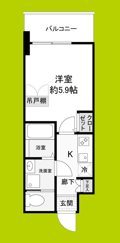 セレニテ難波ミラク参番館 間取り図