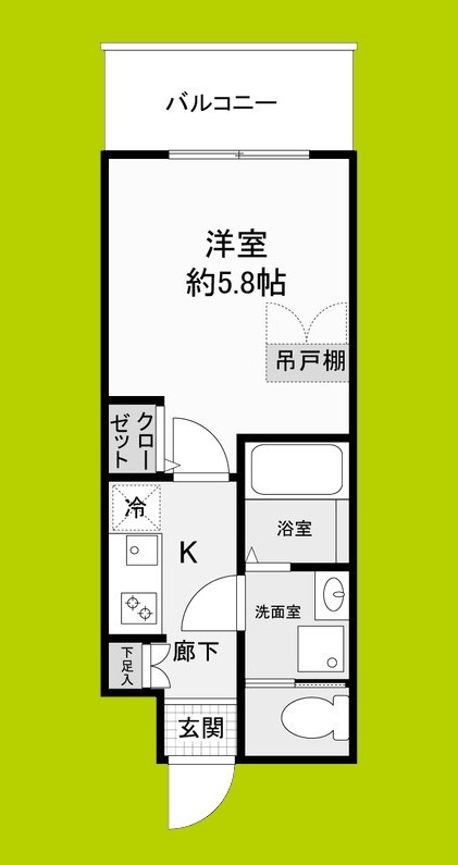 セレニテ難波ミラク参番館 間取り