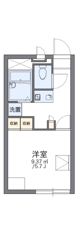 レオパレス甲東 間取り