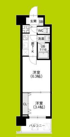 スプランディッドⅧ 間取り図