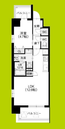スプランディッドⅧ 間取り図