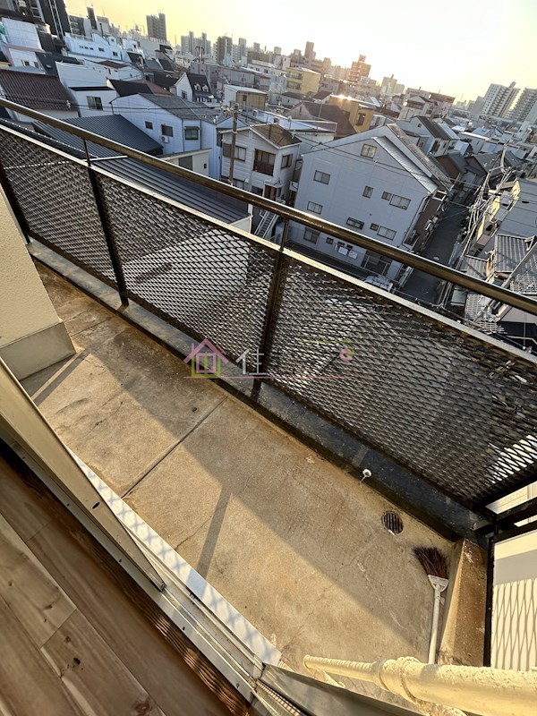 粉浜ハザマコーポ ベランダ