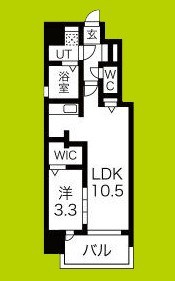 ミラージュパレス都島本通 間取り図