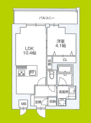 テラスレジデンス新大阪 間取り図