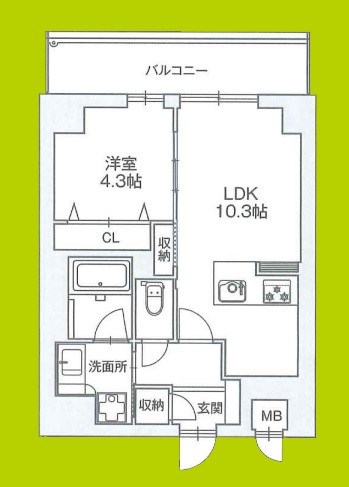 テラスレジデンス新大阪 間取り図