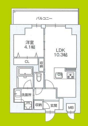 テラスレジデンス新大阪 間取り図