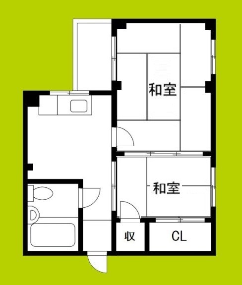 マンションニューシャトー 間取り
