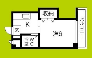 ドリームコート住吉大社 間取り