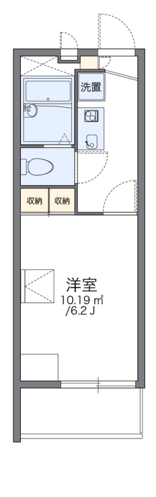 レオパレスプレステージ三津屋 間取り