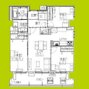 フレンシア西宮北口 間取り