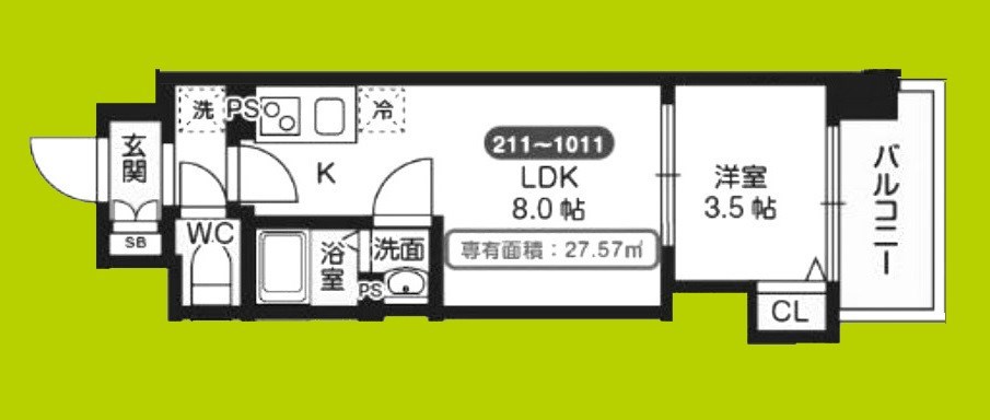 Mv.ms大阪新加美 間取り