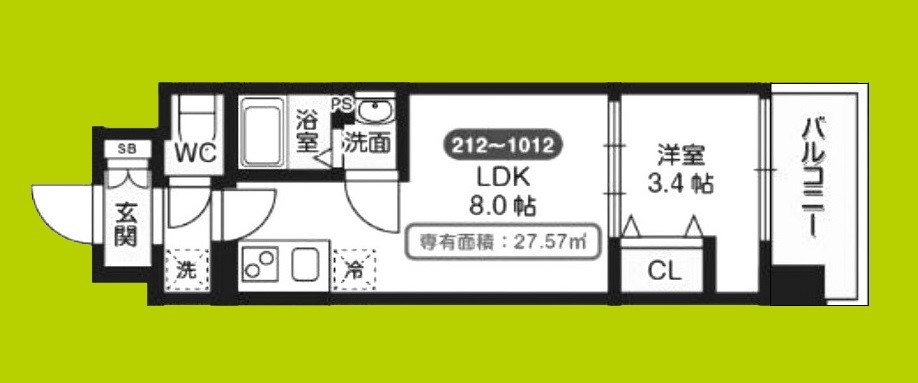 Mv.ms大阪新加美 間取り