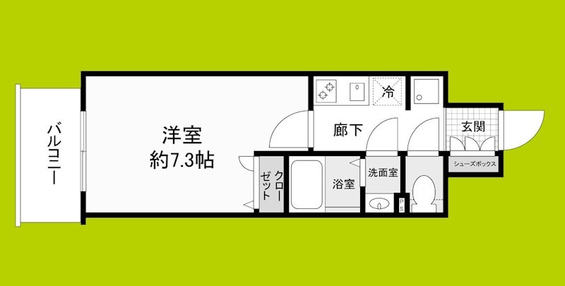 アプリーレ松屋町 間取り