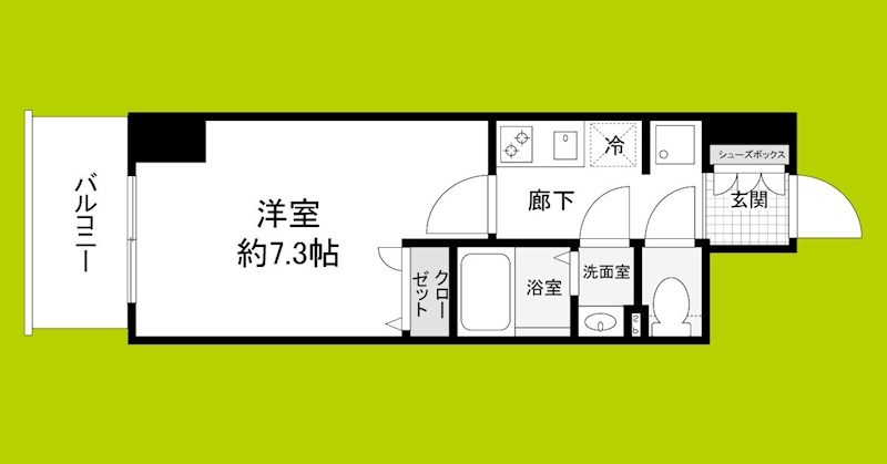 アプリーレ松屋町 間取り