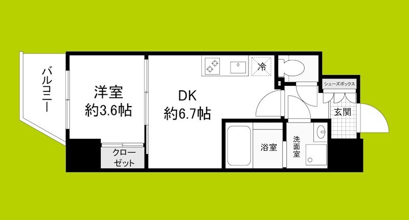 アプリーレ松屋町 間取り