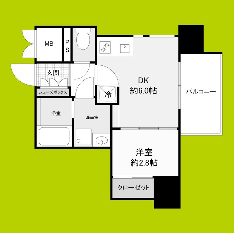 アプリーレ松屋町 間取り