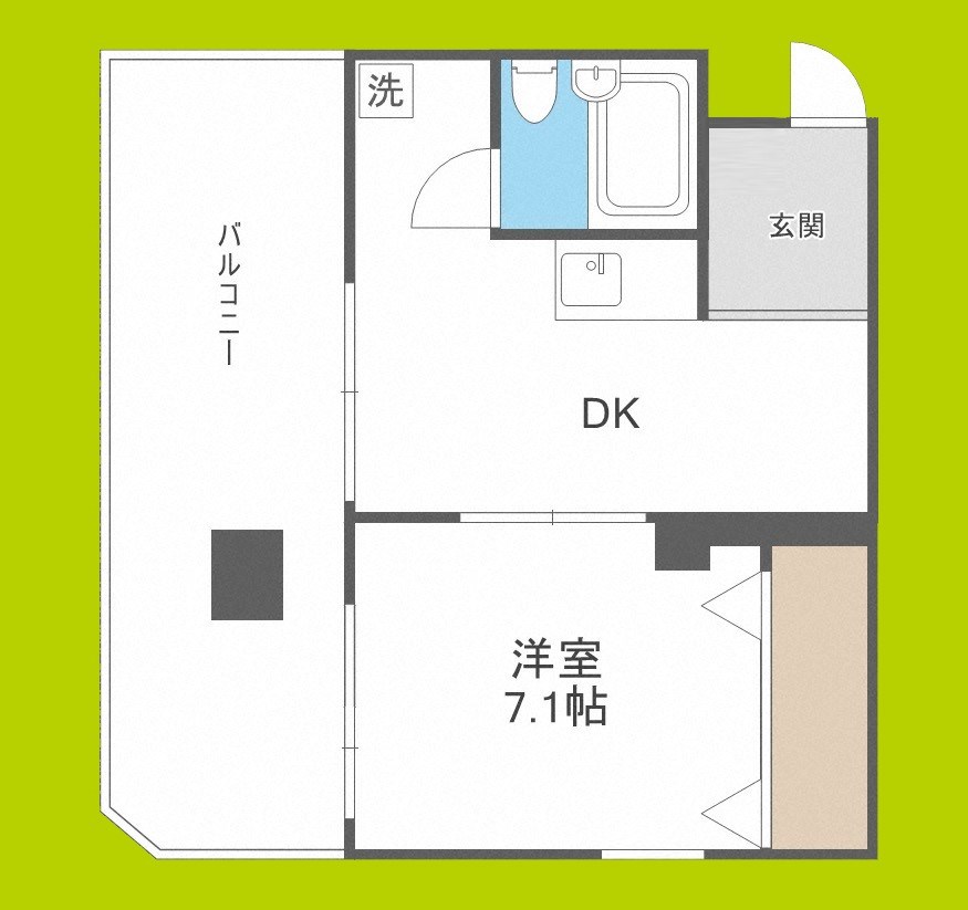 サンビラ大手前 間取り