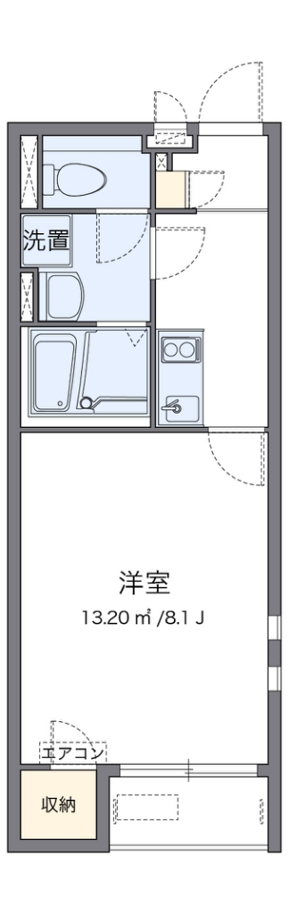 クレイノ上野西暁美 間取り