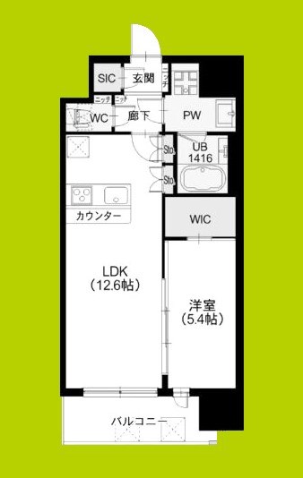 スプランディッド新大阪Ⅶ 間取り