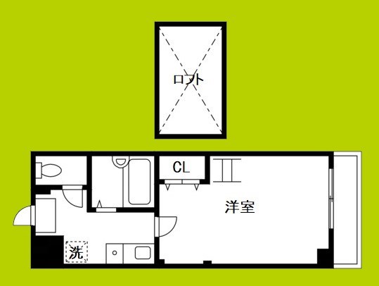 レスポワル新町 間取り
