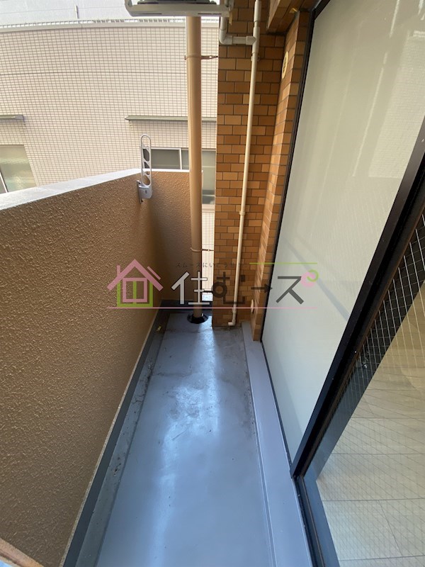 ライオンズマンション西長堀 ベランダ