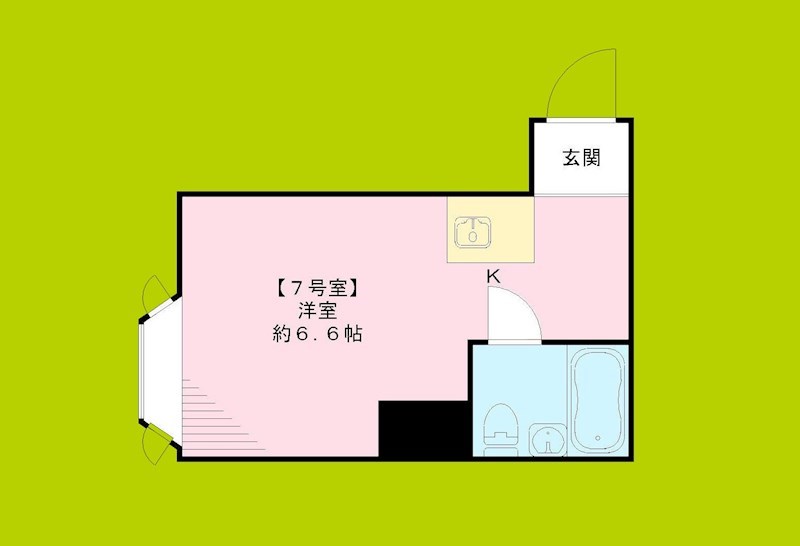 ファンターナ上本町  間取り