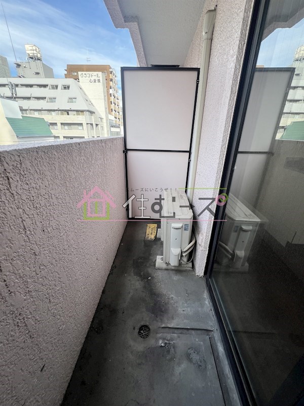 大阪宝石センタービル ベランダ