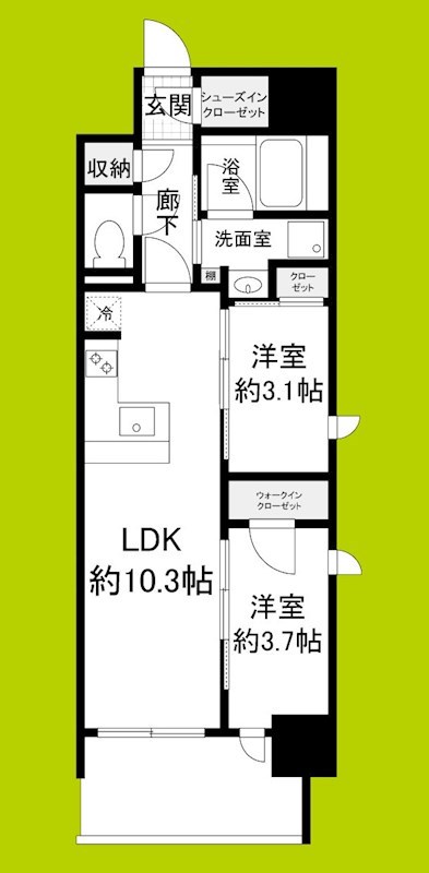 リビオメゾン新大阪 間取り図